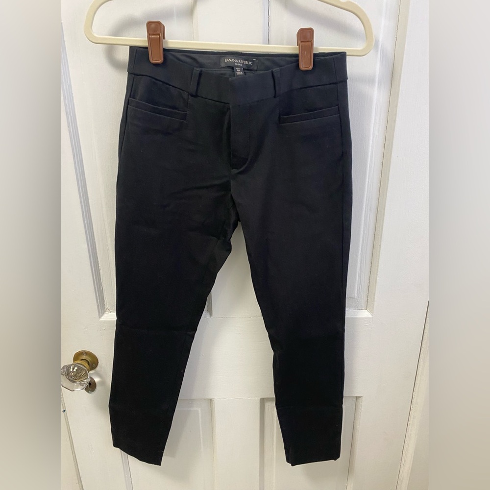 Banana Republic Black Petite Trousers